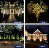 Gardenreet Brass Landscape Lighting Black, Low Voltage Spotlights Outdoor, 12V LED Wired Uplights, Waterproof Spot | Lumora