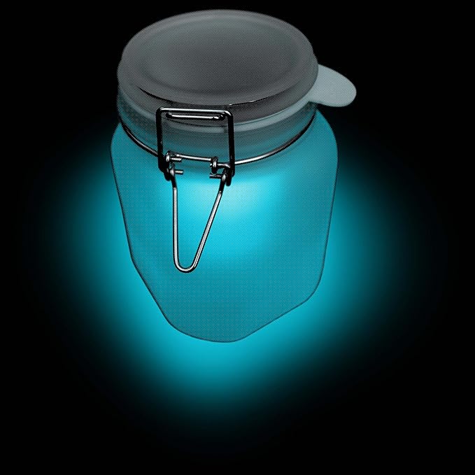 Suck UK - Sun Jar Solar Light Garden Lights Solar Powered Waterproof Rechargeable Lights Indoor & LED Mason Jar Party Gardening Gifts Or Garden Gifts Outdoor Yellow