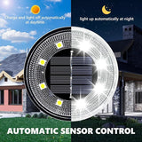 Mulit-Purpose Solar Ground Lights Outdoor - 8 Pack IP68 Waterproof Solar Powered Deck Lights Outdoor Landscape | Lumora