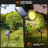 Solar Spot Lights Outdoor, 21 LEDs Solar Landscape Lights Auto On/Off with 3 Modes, IP67 Waterproof Solar Yard | Lumora