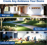 Solar Lights Outdoor Waterproof IP65,6500K Super Bright LED,2 Lighting Modes, Solar Powered Yard Garden Solar Spot | Lumora
