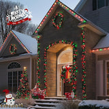 JMEXSUSS 200 LED Red and Green Halloween Lights Outdoor, 66ft Christmas String Lights Indoor Clear Wire Plug in for | Lumora