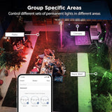 Feit Electric 24ft Smart Outdoor String Lights, 12 Socket Color Changing Works with Alexa/Google Assistant, Heavy | Lumora