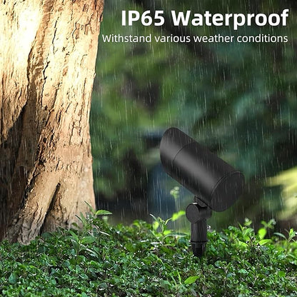 30W Spot Lights Outdoor, 5500k Dusk to Dawn Flag Pole Light, IP65 Waterproof Landscape Lighting with Light Sensor, Ultra-Bright Auto On/Off Outdoor LED Spot Lights for Yard Garden