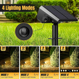 Solar Spot Lights Outdoor, [6 pack/118 LED] 4 Modes Auto On/Off Solar Landscape Spotlights, Ip67 Waterproof Solor | Lumora