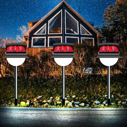 Solar Garden Lawn Stake Light, Waterproof Realistic Charcoal Fire, Solar Powered LED for Outdoor Garden, Decorative Landscape Lighting for Path, Modern Unique Style USB Rechargeable Solar Lights