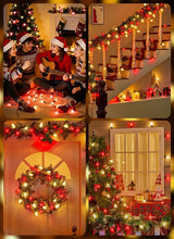 100 Feet Led Christmas Lights, Red and Warm White C9 Christmas String Lights Outdoor, 100 Strawberry Bulbs | Lumora