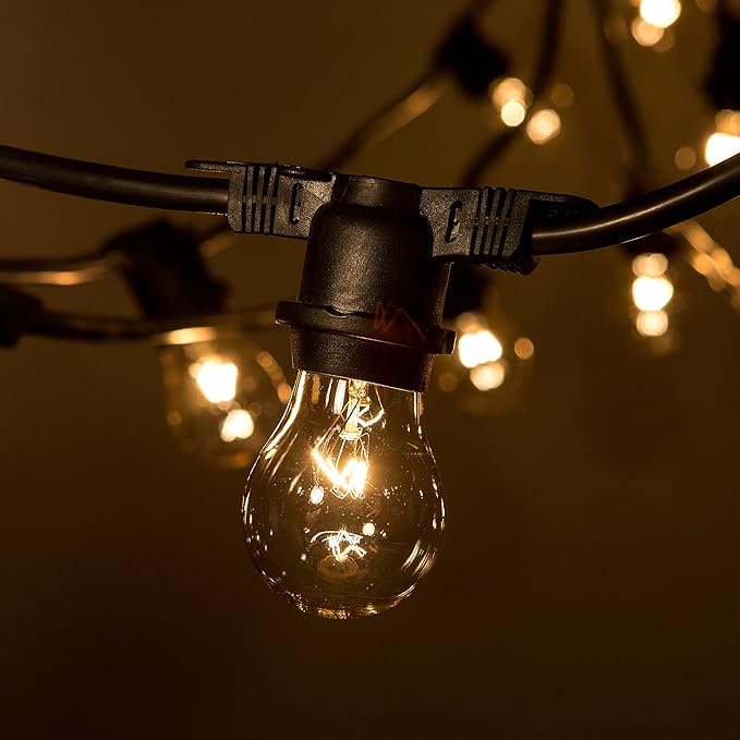 Hometown Evolution, Inc. E26 Commercial String Lights with 16 Gauge Wire (50 Foot 25 - Outdoor Security Flood Light | Lumora