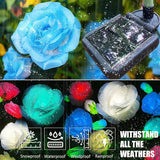 10 LED 7-Color Changing Solar Rose Flower Lights Garden Decorations Outdoor Waterproof Decorative Stake Lights for | Lumora