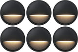 GKOLED Low Voltage Deck Lights Pack, 6pcs Round Deck Lights with 6pcs Cone Deck Lights | Lumora