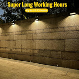 Solar Lights Outdoor, RGB 8 Colors, Dusk to Dawn Deck Light, Solar Deck Lights for Outside IP65 Waterproof | Lumora