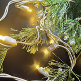 Christmas Lights 50 LED 17FT Commercial Mini LED String Lights, 120V UL, White Wire Xmas Lights for Indoor & | Lumora