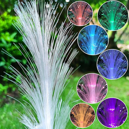 Solar Rabbit Garden Statues，LED Lights Outdoor with 7 Multi-Color Changing Modes Solar Garden Decor Yard Lights Outside Patio Lawn, Gifts for Mom Grandma Women Birthday