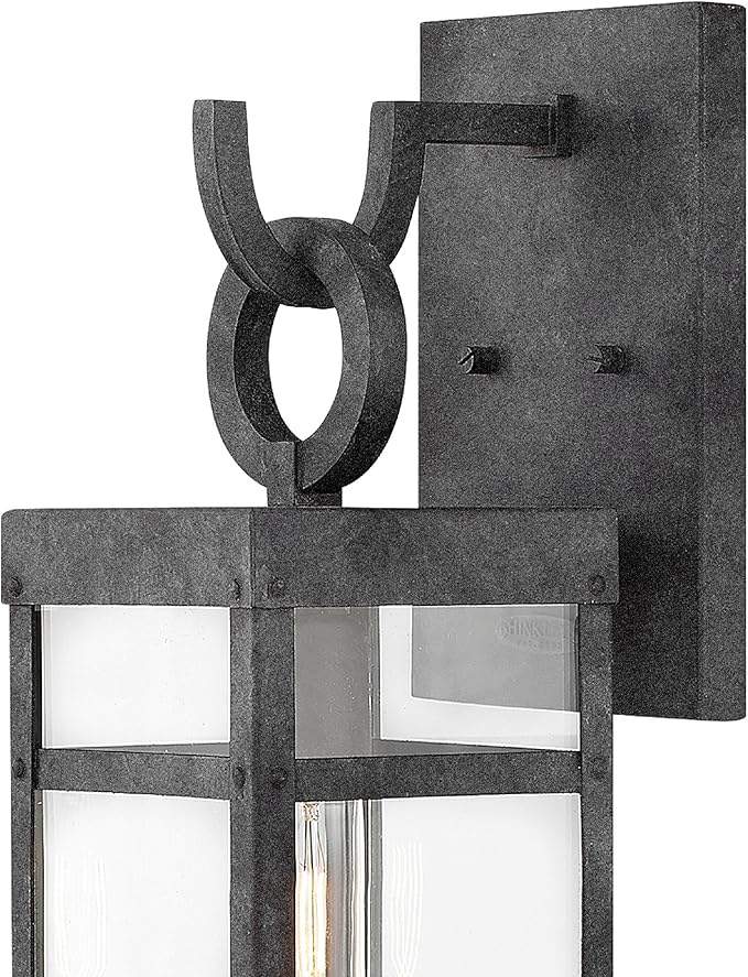 Hinkley 2800DZ Transitional One Light Outdoor Wall Mount from Porter collection in Bronze/Darkfinish