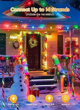 Vintage C9 LED Christmas Lights Outdoor, 100 Feet C9 String Lights with 50 Shatterproof C9 Bulbs, Waterproof | Lumora