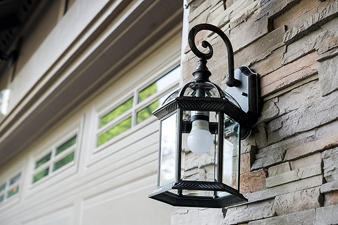 Trans Globe Lighting 4181 BK Wentworth Collection 15 Inch One Light Outdoor Wall Lantern I Black Finish I | Lumora