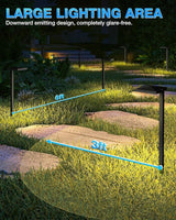 SUNVIE Low Voltage Landscape Lighting with Connectors 5W Anti-Glare LED Pathway Lights Wired Waterproof Outdoor | Lumora
