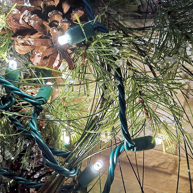 Christmas Lights LED Commercial Mini LED String Lights, 120V UL, Green Wire Xmas Lights for Indoor & Outdoor Use | Lumora