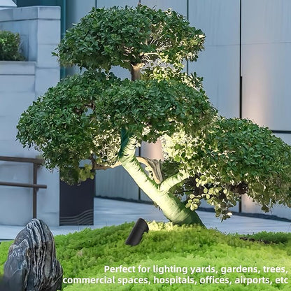 30W Spot Lights Outdoor, 5500k Dusk to Dawn Flag Pole Light, IP65 Waterproof Landscape Lighting with Light Sensor, Ultra-Bright Auto On/Off Outdoor LED Spot Lights for Yard Garden