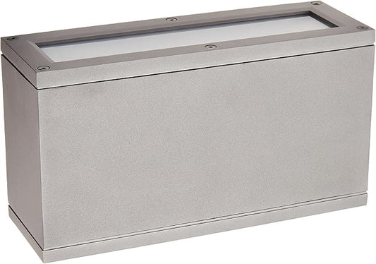 WAC Lighting WS-W2510-GH Rubix LED Outdoor Rectangular Up and Down Wall Light Fixture, One Size, White/Graphite