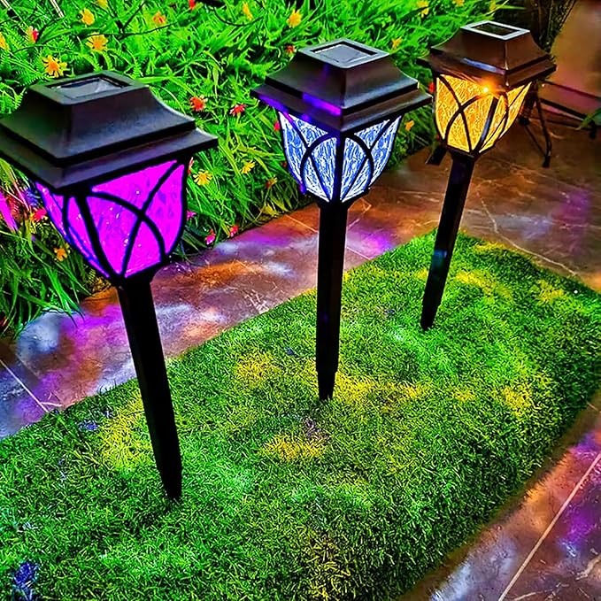 keeda Solar Pathway Lights Outdoor Waterproof Modern Style Design Solar Landscape Light for Outside Garden Yard | Lumora