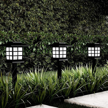 Misc Solar Pathway Coach Lights 15" Set of 6 Black