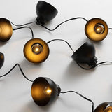 SAFAVIEH Lighting Collection Claudie Black 10-Foot LED Outdoor String Lights | Lumora