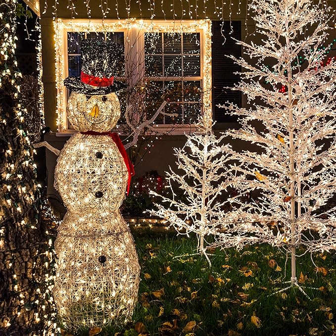 Pure Garden Solar Powered Outdoor String Lights - 200 LED Fairy Lights with Eight Light Modes - for Patio | Lumora