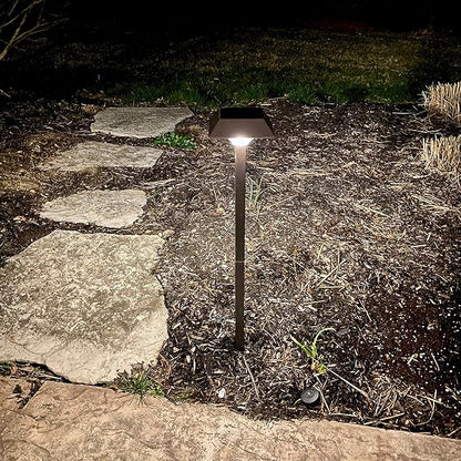 Bobcat Solar Landscape Pathway Lights Super Bright with 2-in-1 Warm White and Daylight Modes, Solar Lights Outdoor Waterproof for Outdoor Path, Sidewalk, Driveway, Yard or Walk Way (4 Pack)
