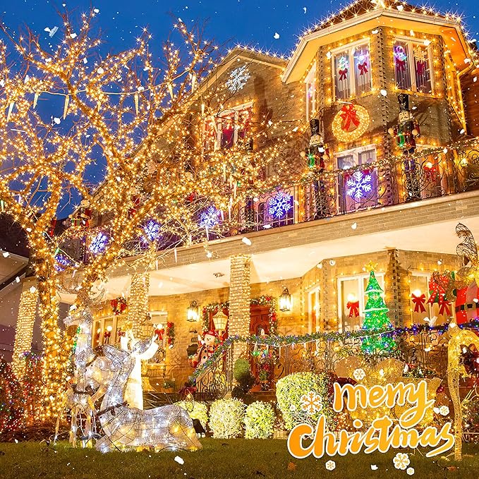 165FT 500LED String Lights LED Starry Fairy Light, Twinkle String Lights Decorative Lights with 8 Modes 30V Plug in | Lumora